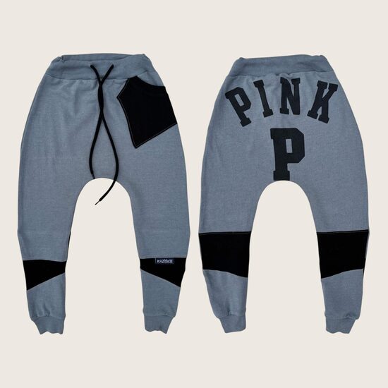Pink in grey