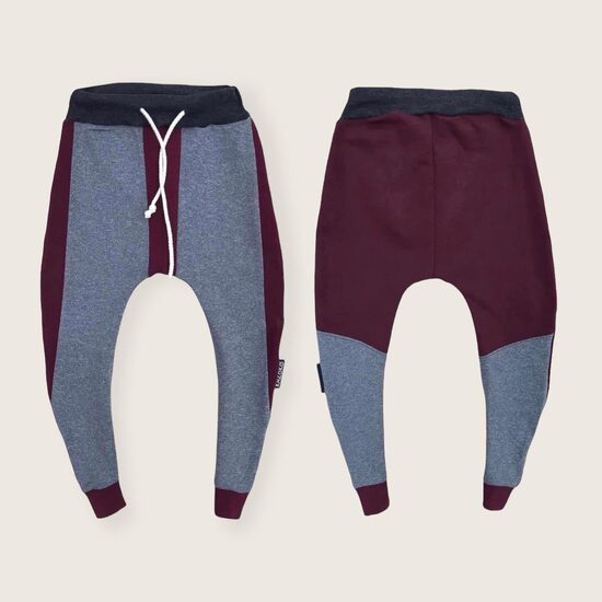 Plum & grey